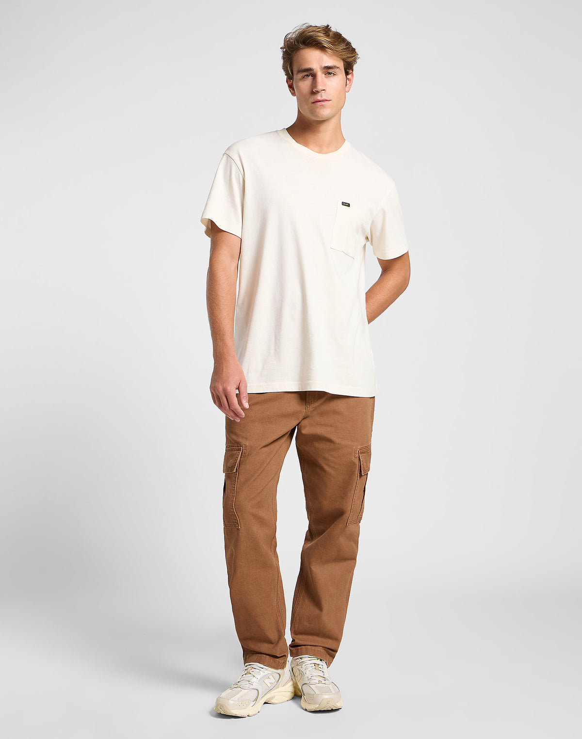 Meskie Spodnie Materialowe Lee Cargo Pant Burlwood 112364175