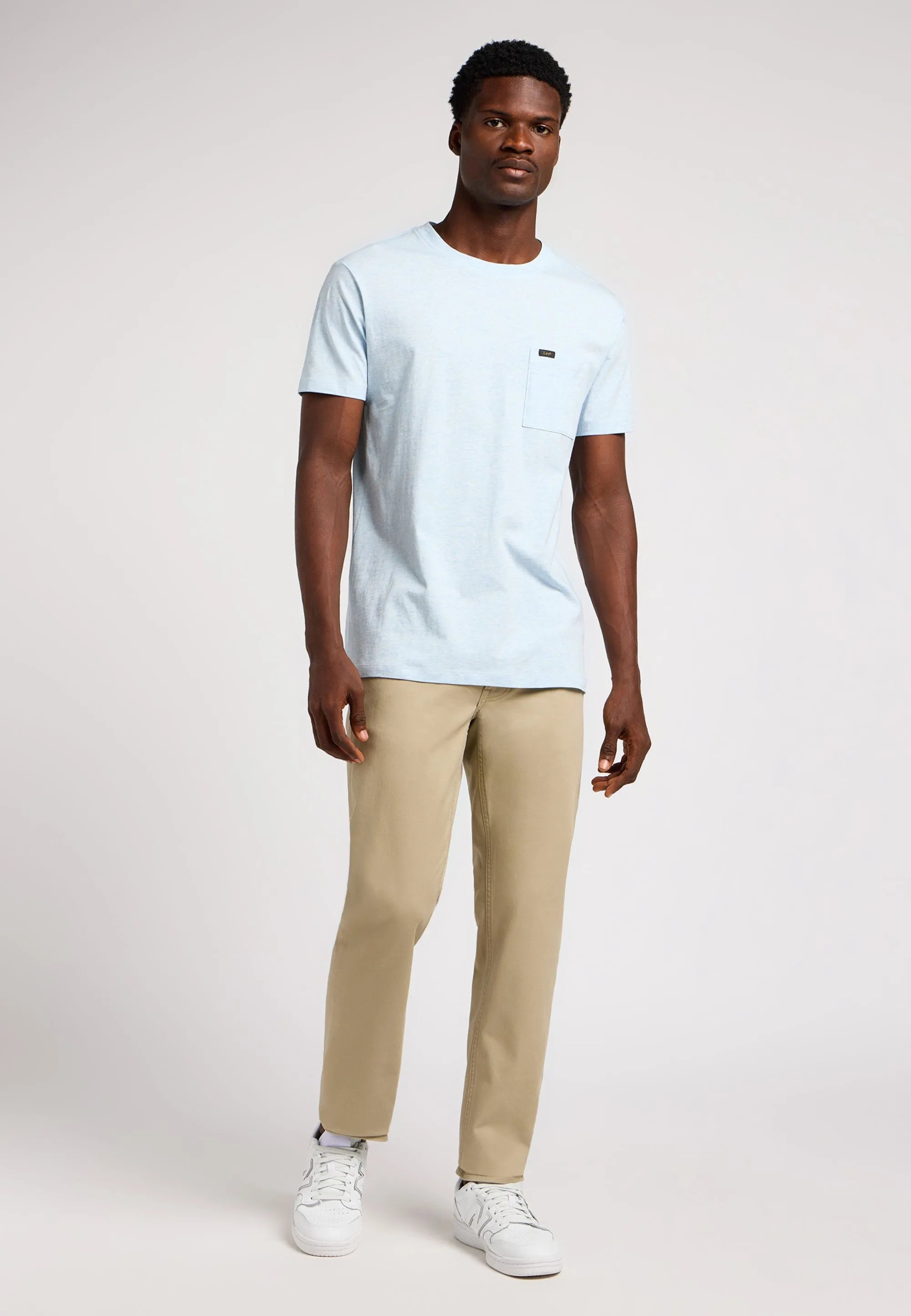 Spodnie Męskie Materiałowe Lee Daren Zip Fly Kansas City Khaki 112349219