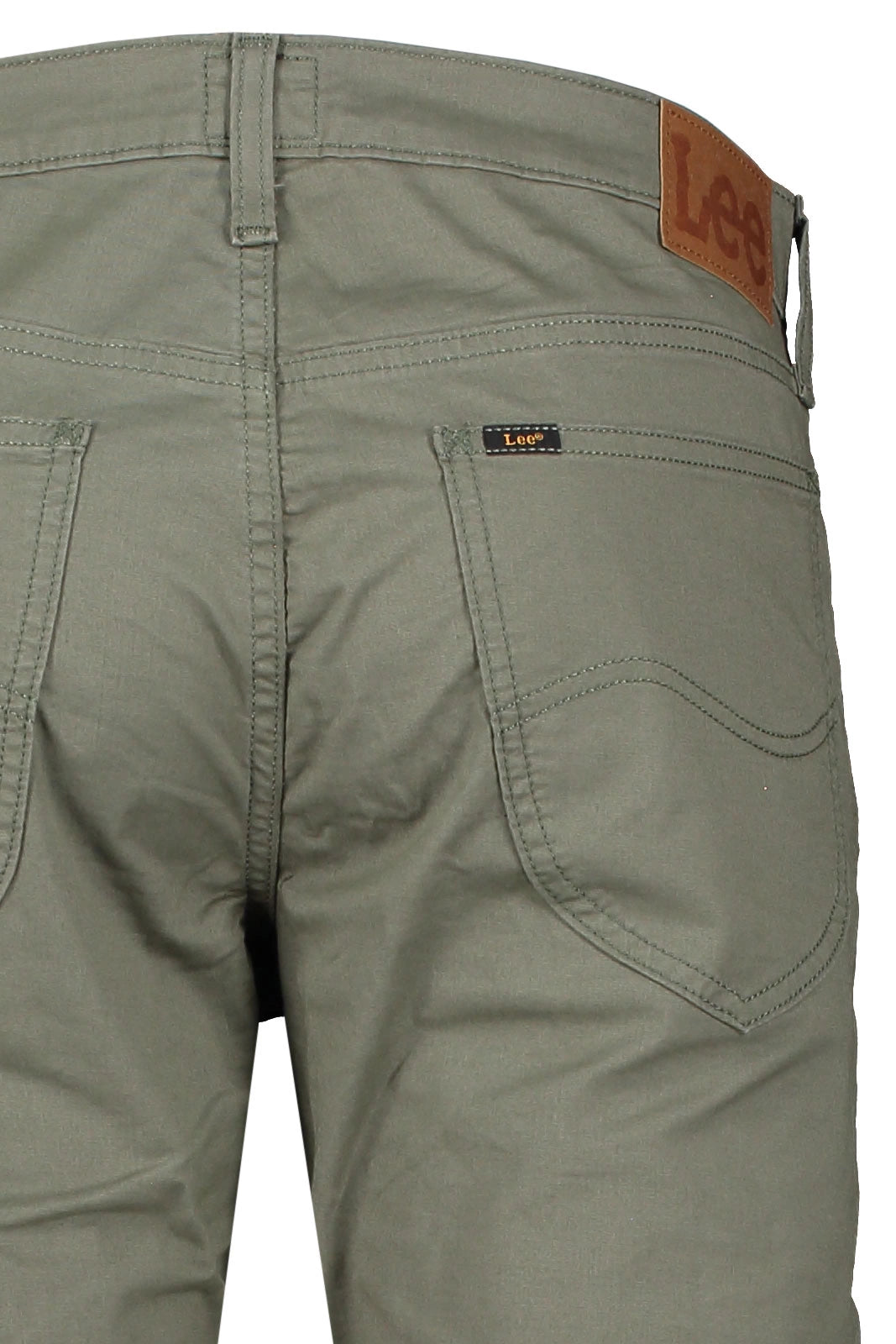 Męskie Spodnie Materiałowe Lee Daren Zip Fly Olive Grove 112349266