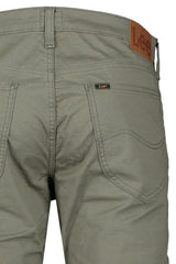 Męskie Spodnie Materiałowe Lee Daren Zip Fly Olive Grove 112349266