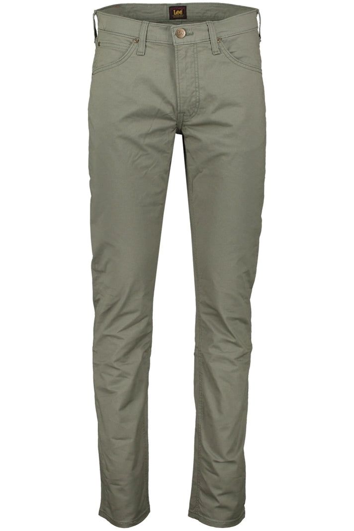 Męskie Spodnie Materiałowe Lee Daren Zip Fly Olive Grove 112349266
