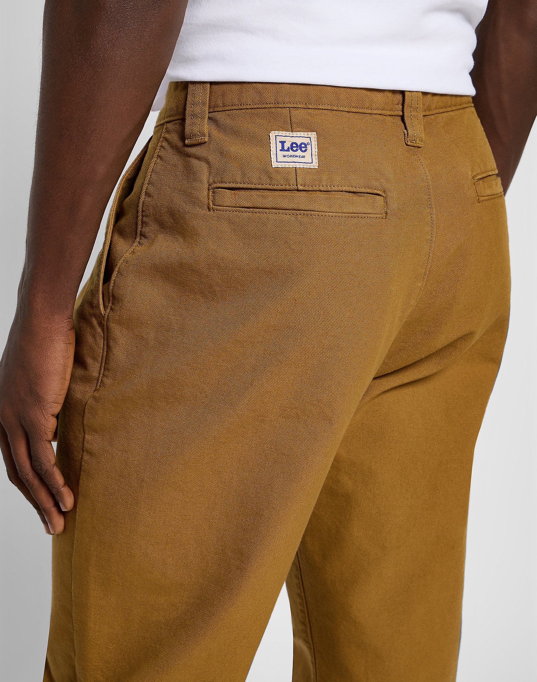 Męskie Spodnie Materiałowe Lee Relaxed Workwear Chino Glazed Ginger 112355784
