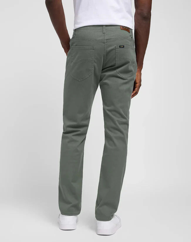 Spodnie Męskie Materiałowe Lee Straight Fit MVP Olive Grove 112349250