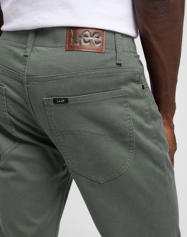 Spodnie Męskie Materiałowe Lee Straight Fit MVP Olive Grove 112349250