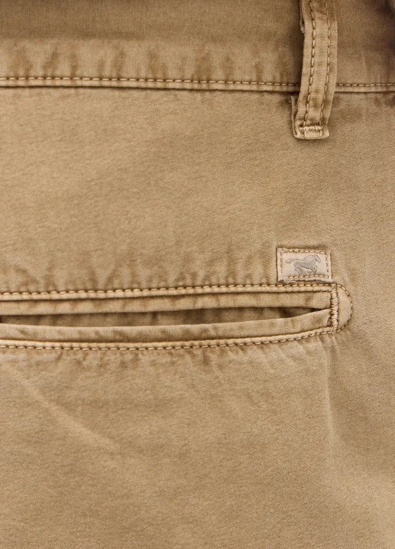 Męskie Spodnie Materiałowe Mustang Chicago Shorts Z Lemon Pepper 1015720 3375