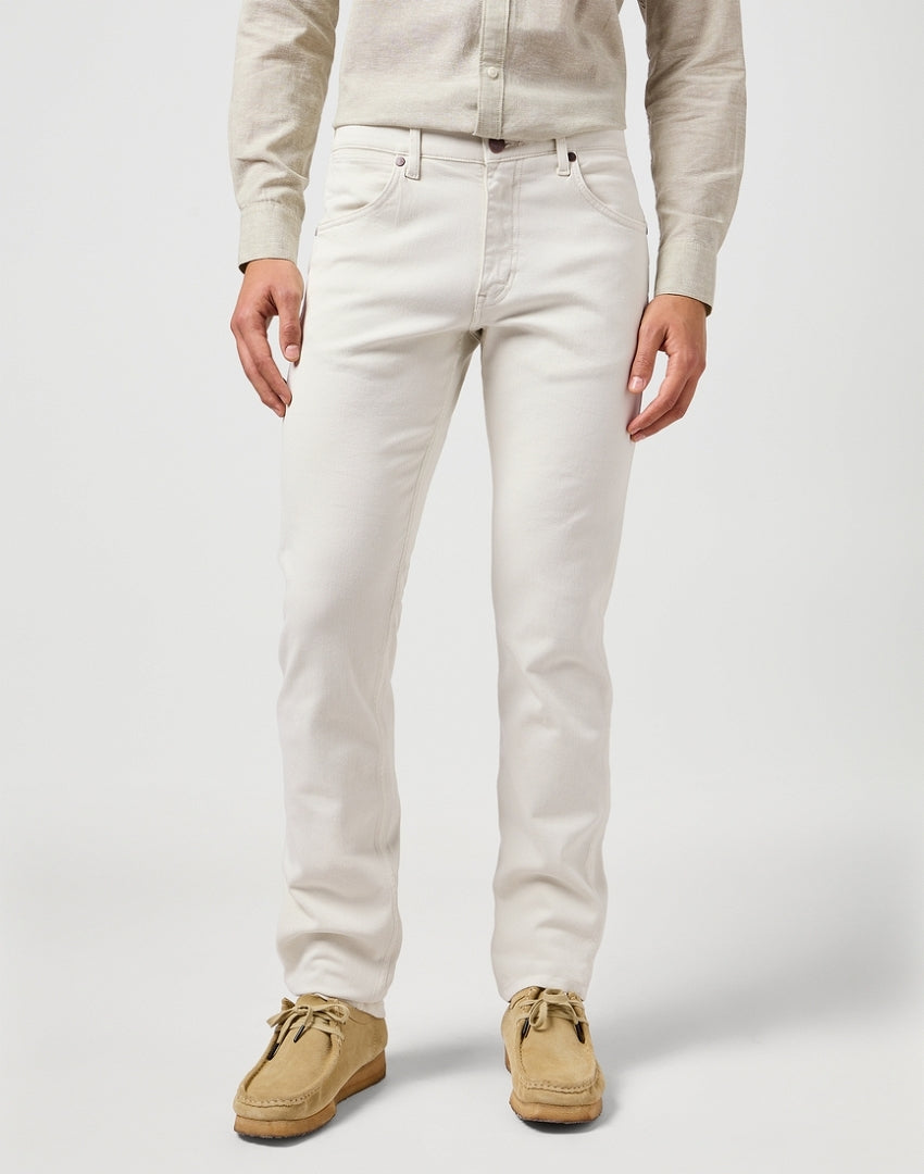 Męskie Spodnie Materiałowe Wrangler Greensboro Vaporous Gray 112362435