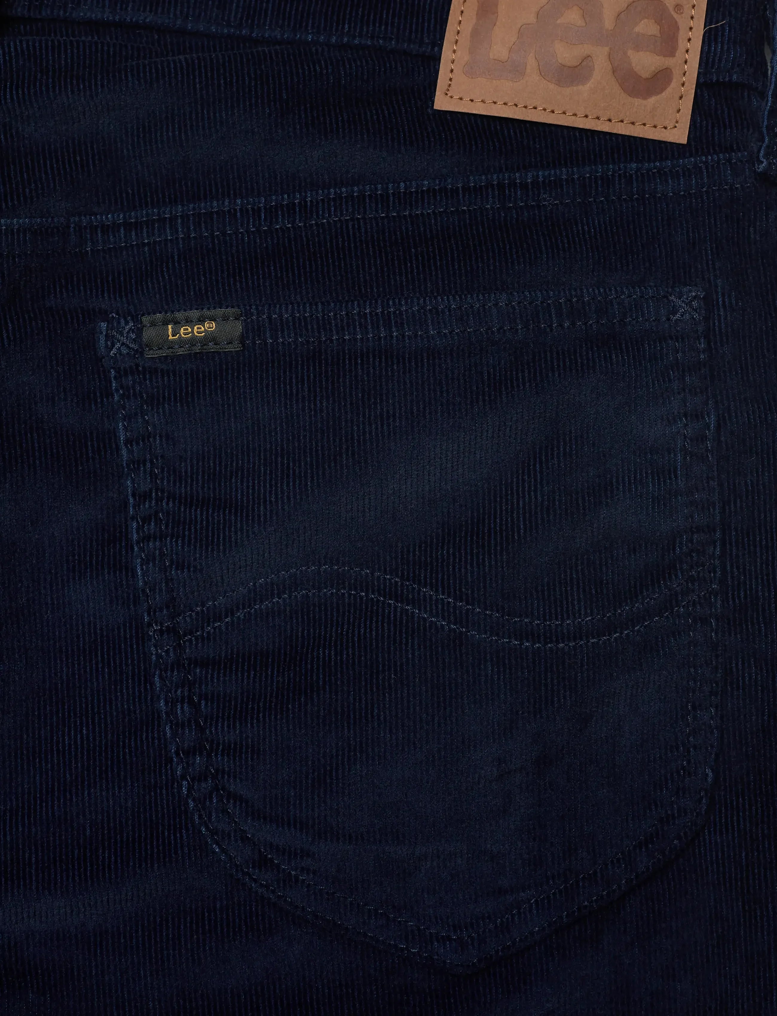 MĘSKIE SPODNIE SZTRUKSOWE LEE DAREN ZIP FLY RIVET NAVY 112373981