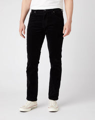 MĘSKIE SPODNIE SZTRUKSOWE WRANGLER TEXAS SLIM BLACK W12SEC100 112141146
