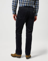 MĘSKIE SPODNIE SZTRUSKOWE WRANGLER TEXAS BLACK 112356789 W121016329