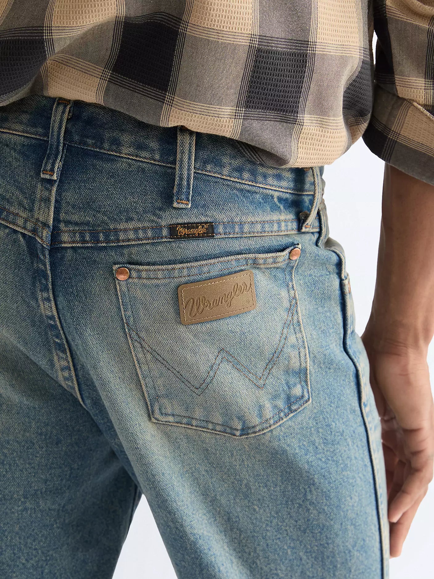 MESKIE SPODNIE WRANGLER 13MWZ MUDSTONE 112378999