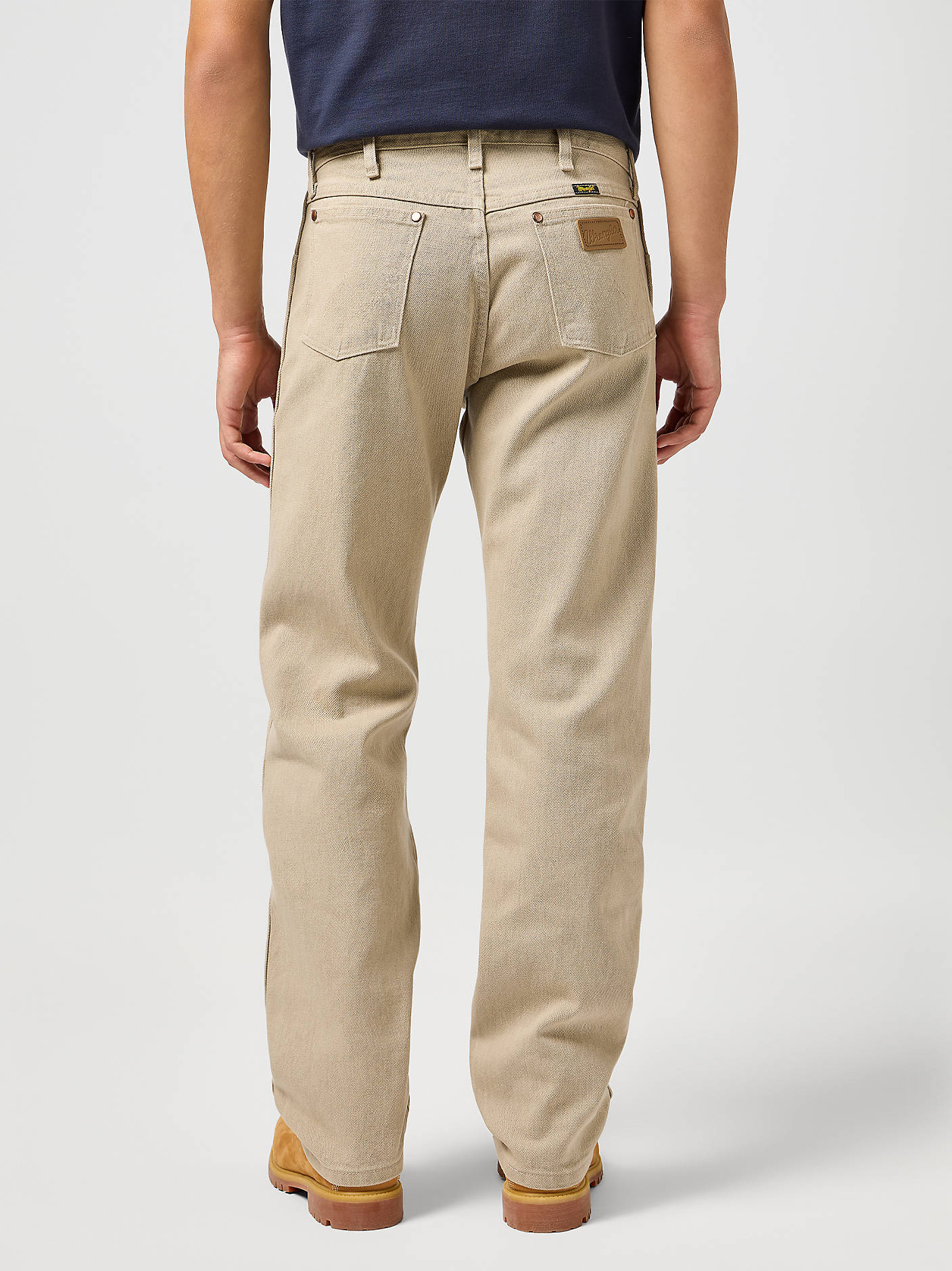 MĘSKIE SPODNIE WRANGLER 13MWZ PREWASHED TAN 112358473