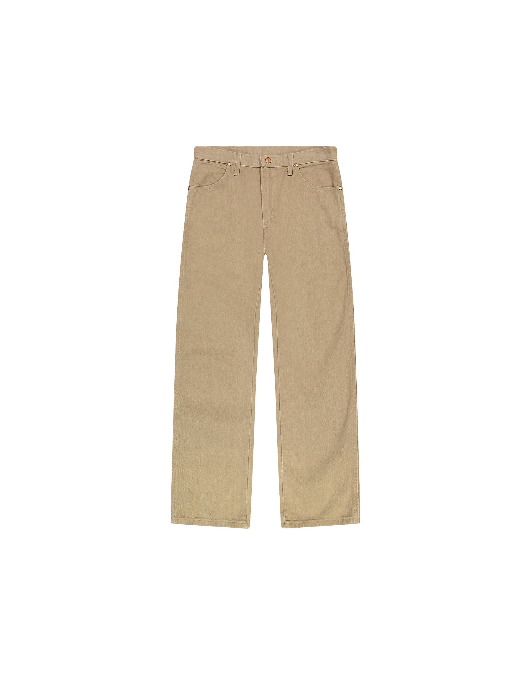MĘSKIE SPODNIE WRANGLER 13MWZ PREWASHED TAN 112358473