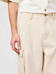 Spodnie Bojówki Męskie Wrangler CJ Loose Cargo Ecru 112362500