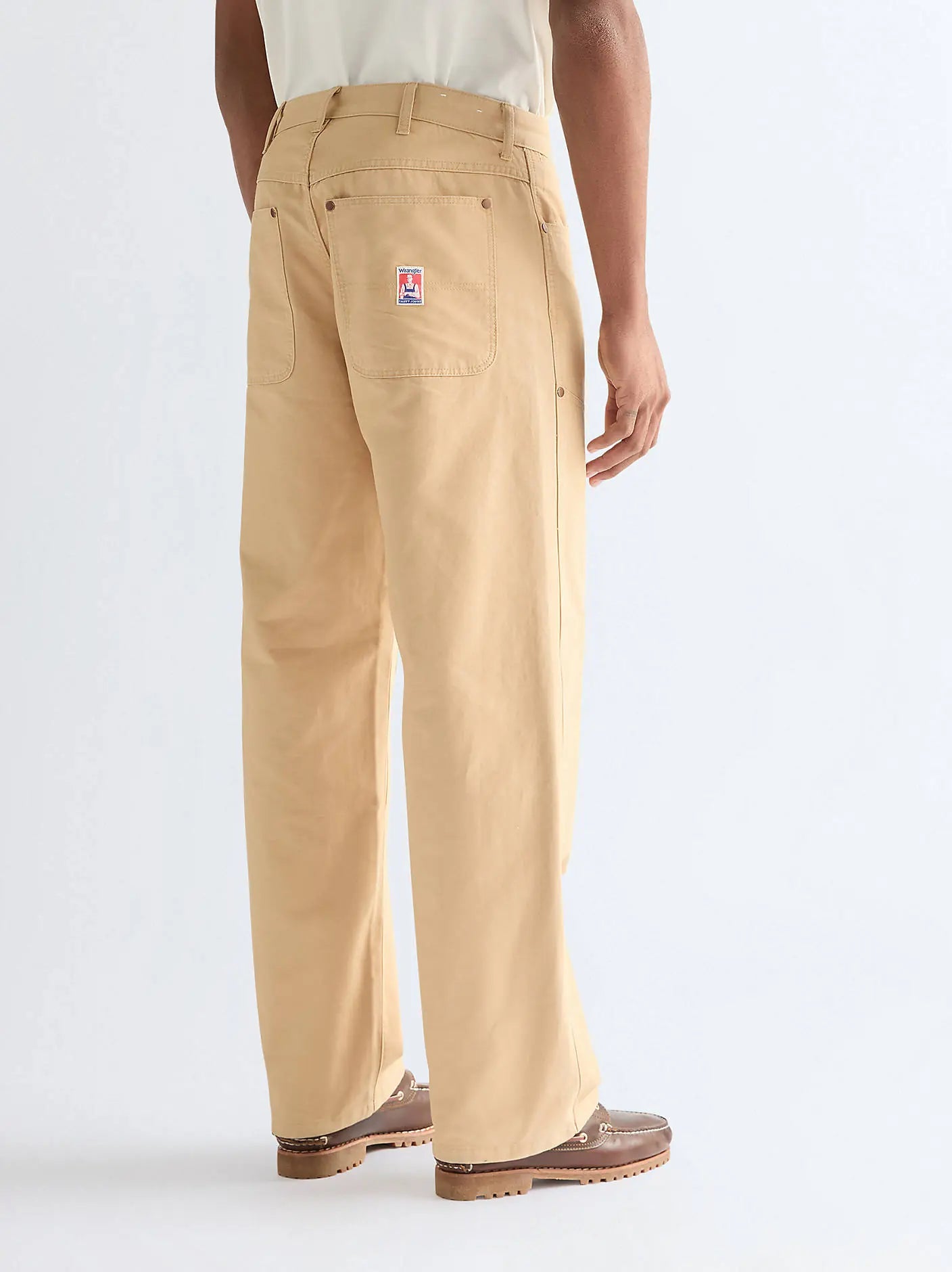 MESKIE SPODNIE WRANGLER DOUBLE KNEE CARPENTER GOLDEN WHEAT 112377856