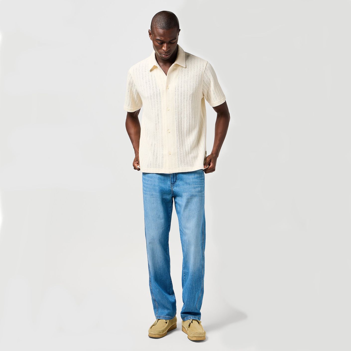 Spodnie Męskie Wrangler Frontier Coastal Breeze 112362453