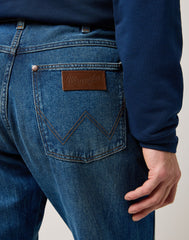 Męskie Spodnie Wrangler Frontier Retro Blue 112370955