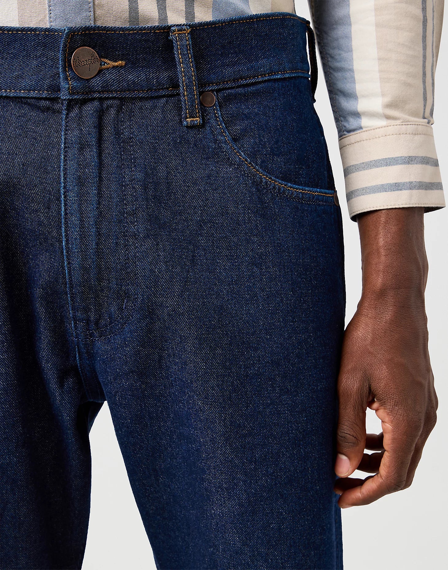 Spodnie Jeansowe Męskie Wrangler Frontier Rinsed Night 112364502