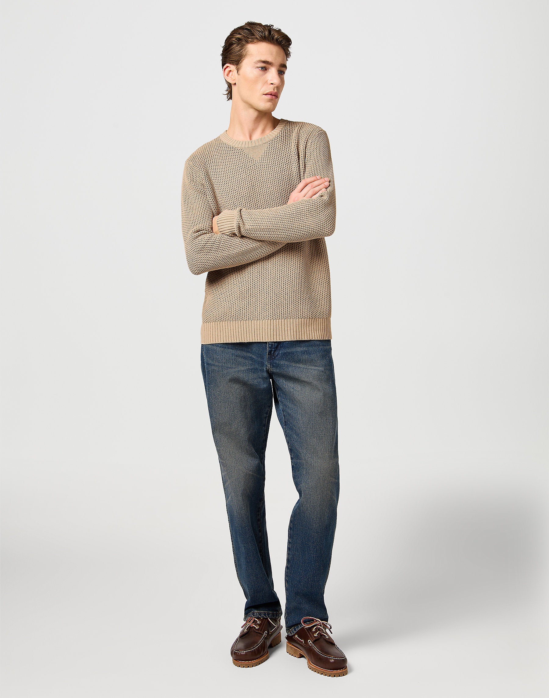 Męskie Spodnie Wrangler Frontier Sunlight Indigo 112364422
