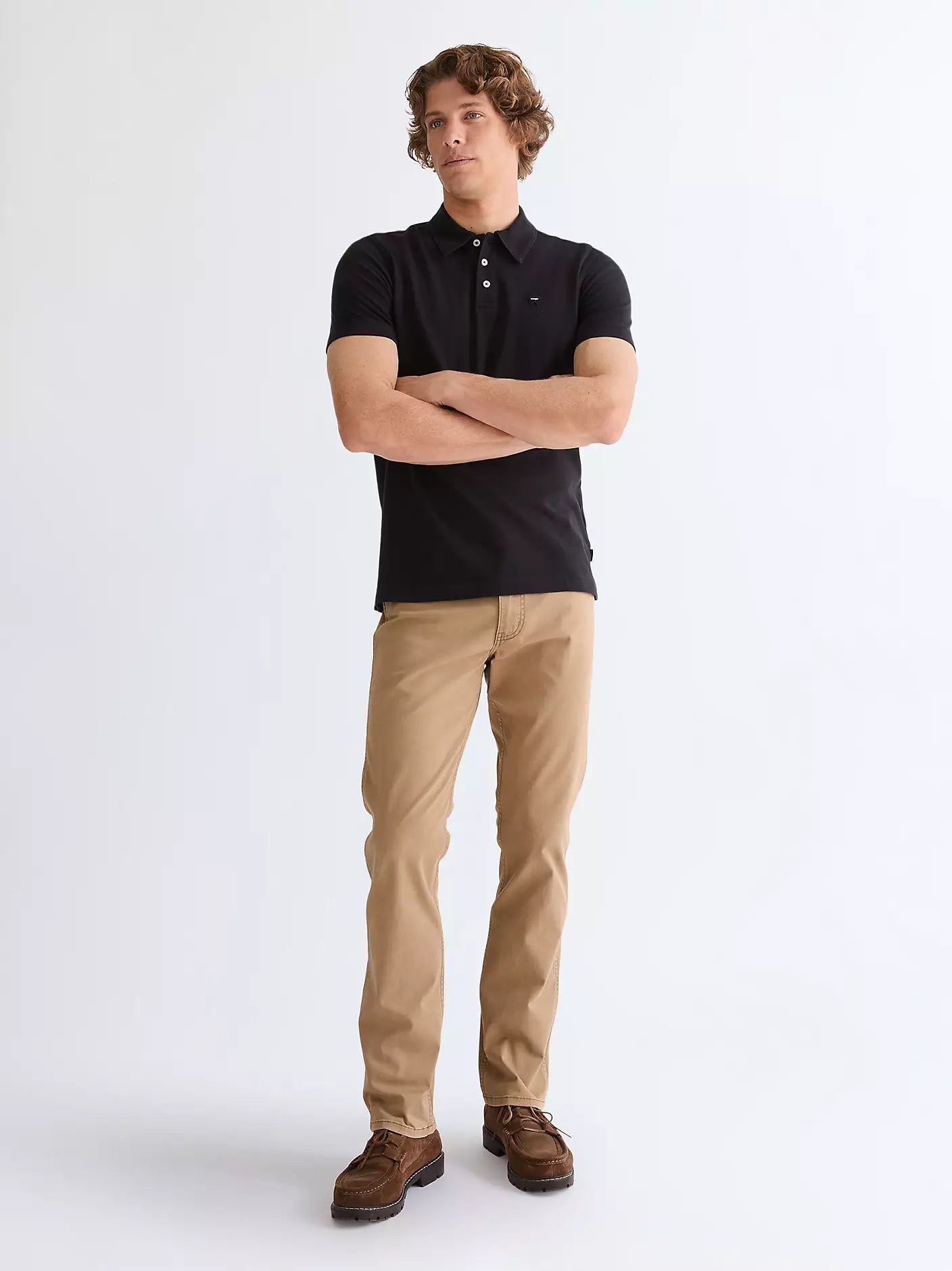 MESKIE SPODNIE WRANGLER GREENSBORO ACORN 112378467