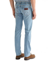 Męskie Spodnie Jeansowe Wrangler Greensboro Airy Blue 112378458