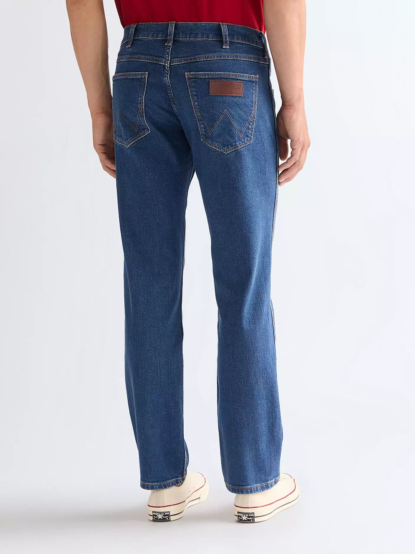 Męskie Spodnie Jeansowe Wrangler Greensboro Blue Tomorrow 112338770