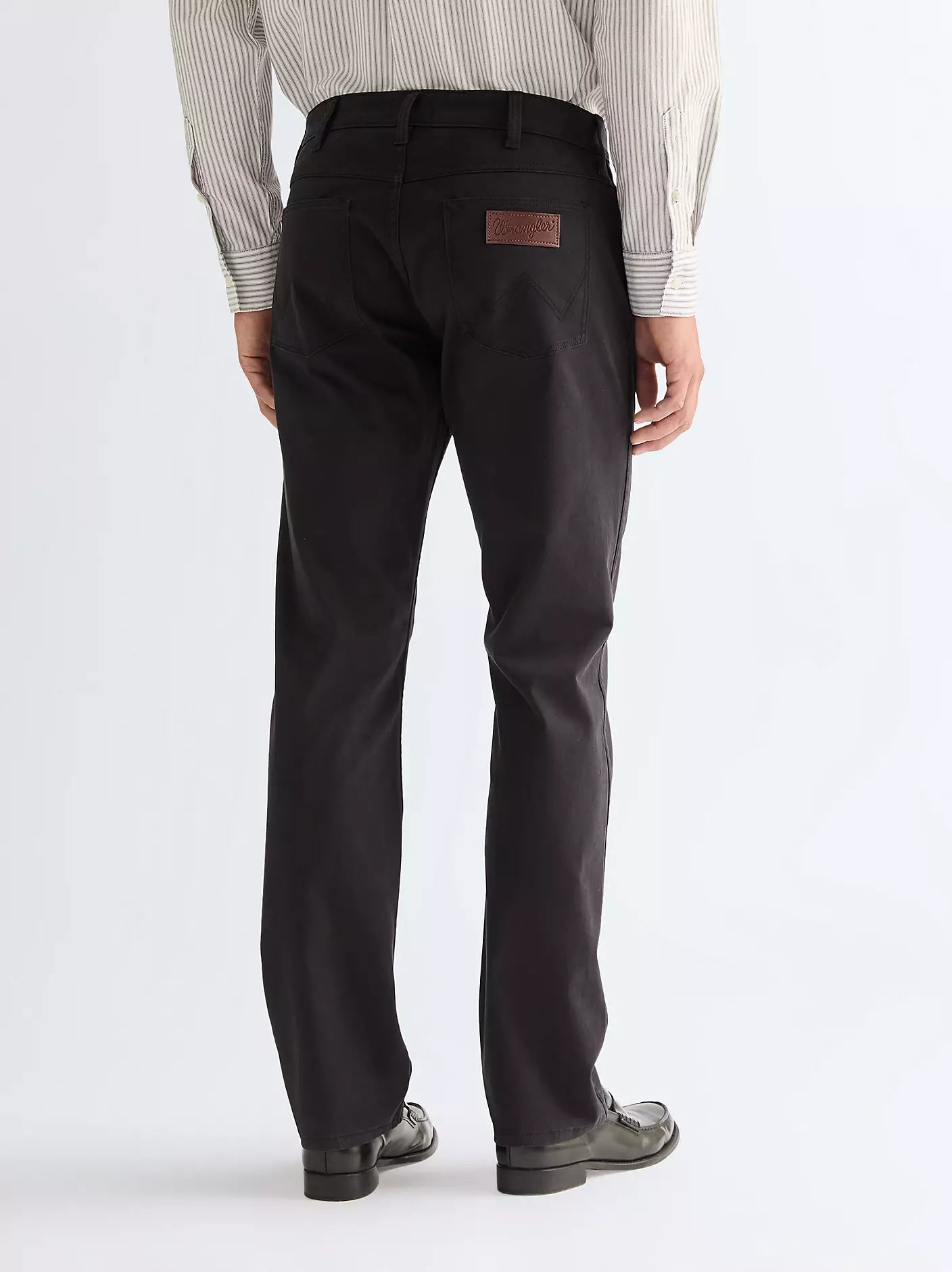 Męskie Spodnie Wrangler Greensboro Caviar 112378466