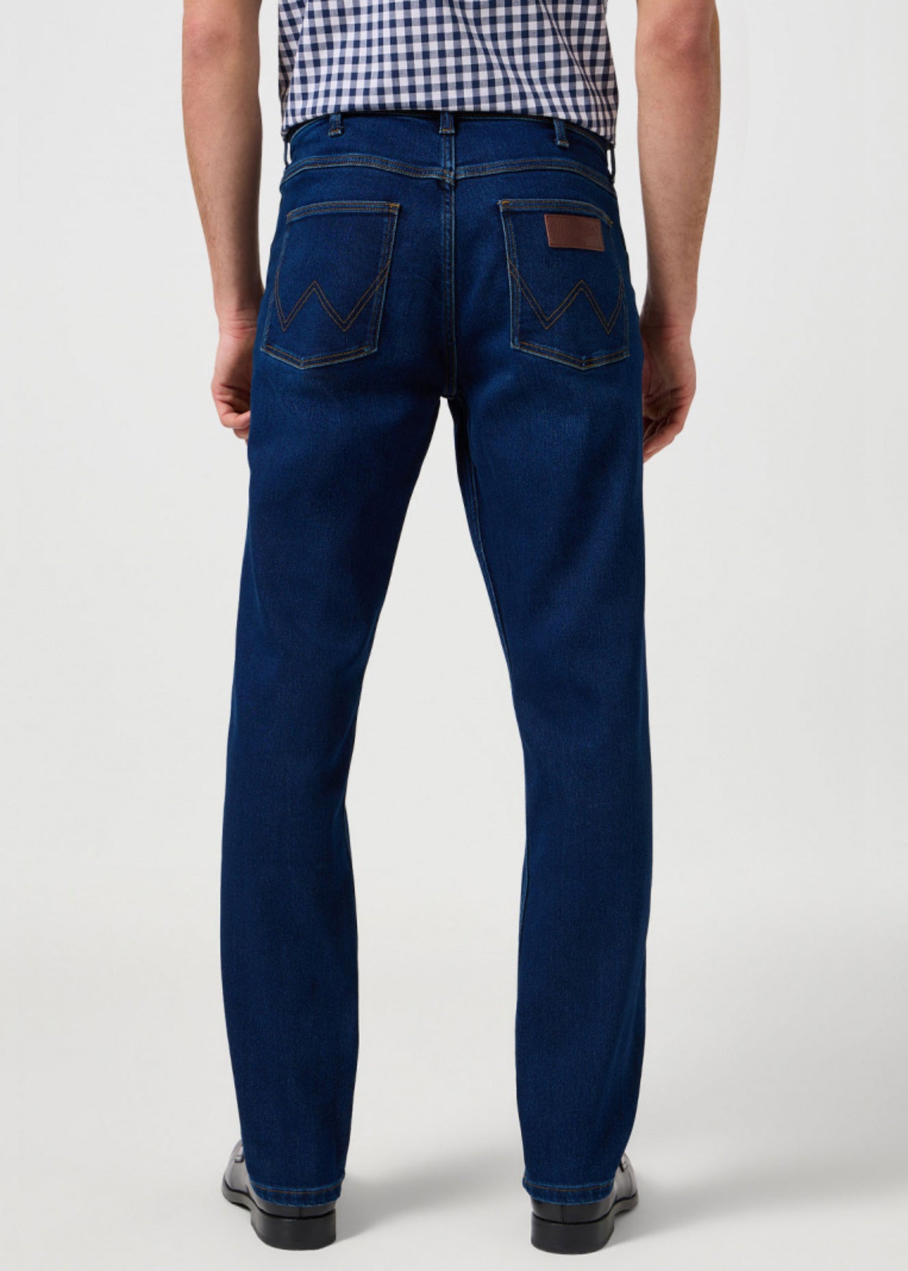 Męskie Spodnie Jeansowe Wrangler Greensboro Cosmic Blue 112362339