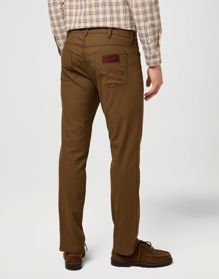 Męskie Spodnie Wrangler Greensboro Dark Earth 112371571