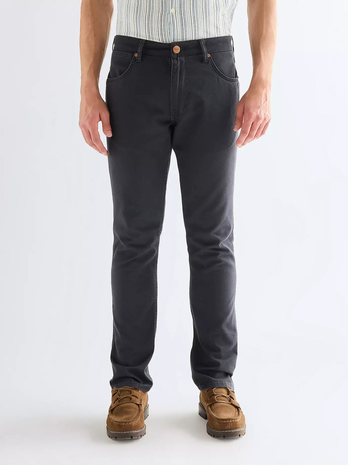 Męskie Spodnie Wrangler Greensboro Dark Navy 112378954