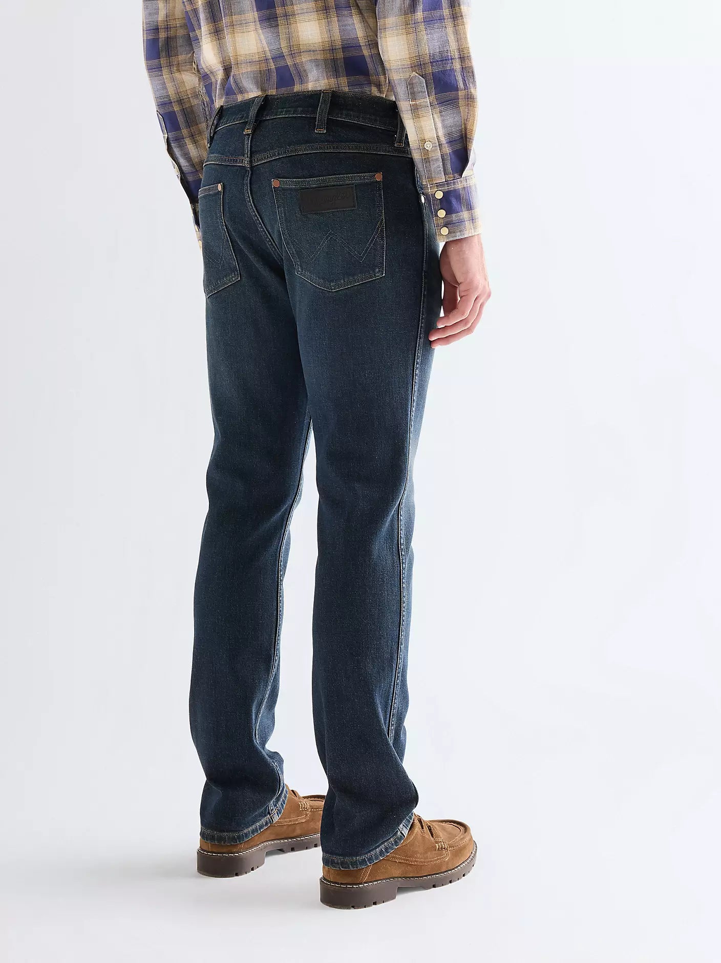 MESKIE SPODNIE WRANGLER GREENSBORO FADED 112377797