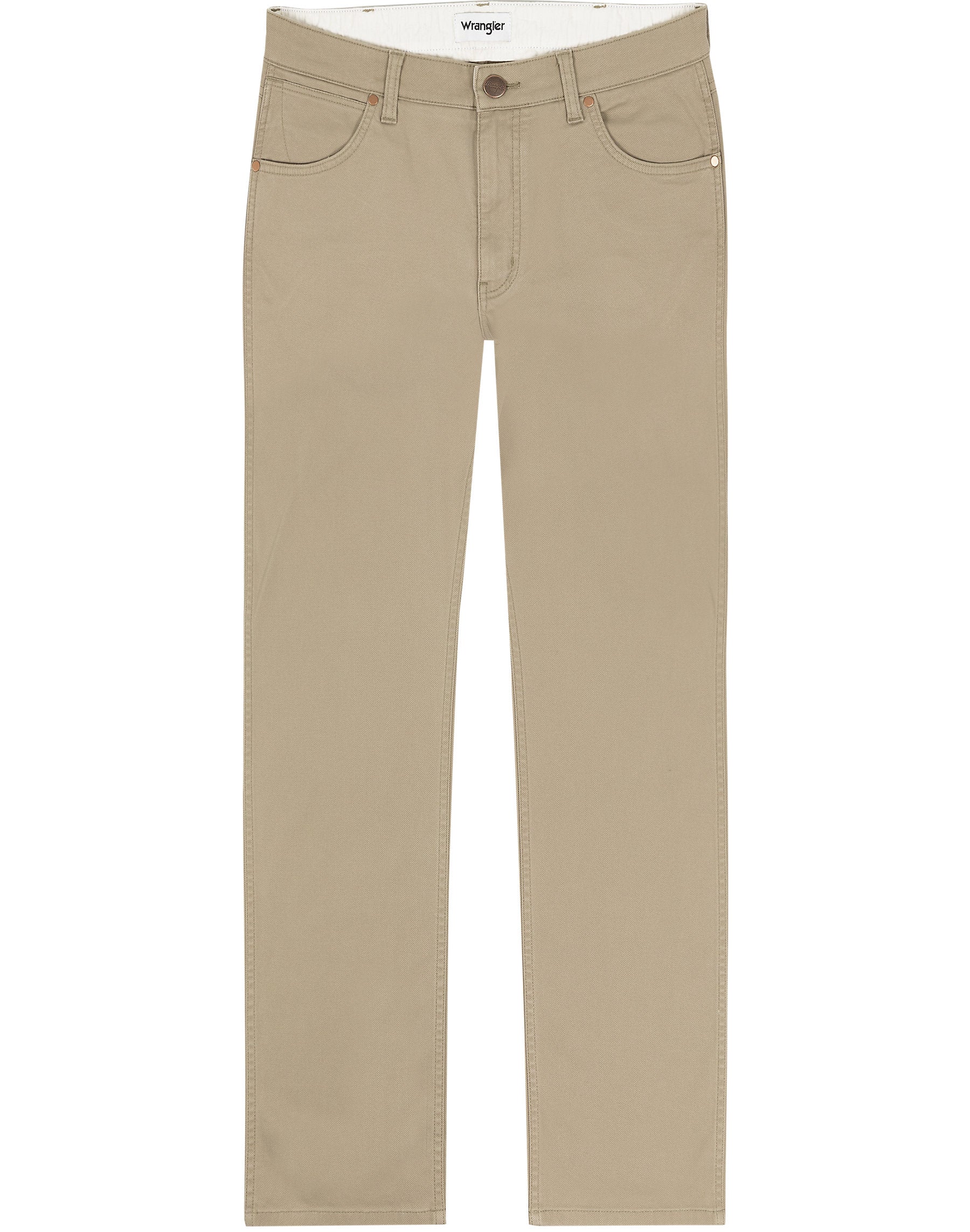 MESKIE SPODNIE WRANGLER GREENSBORO LEAD GREY 112342069