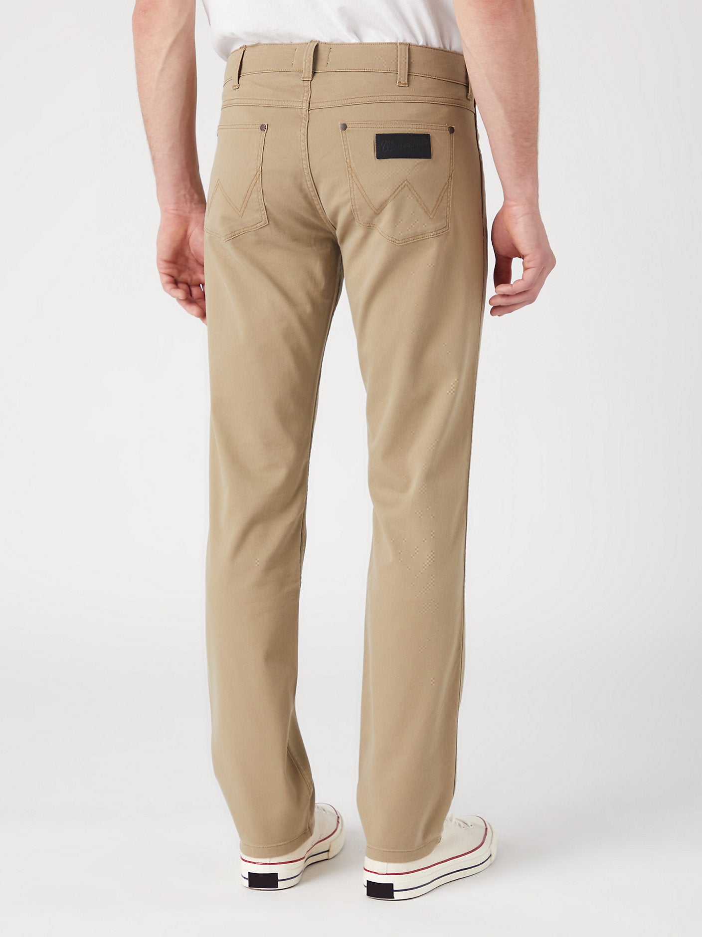 MESKIE SPODNIE WRANGLER GREENSBORO LEAD GREY 112342069