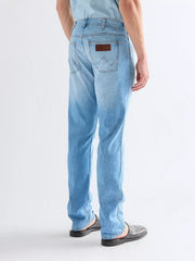 MESKIE SPODNIE WRANGLER GREENSBORO LIGHT WASH 112378689