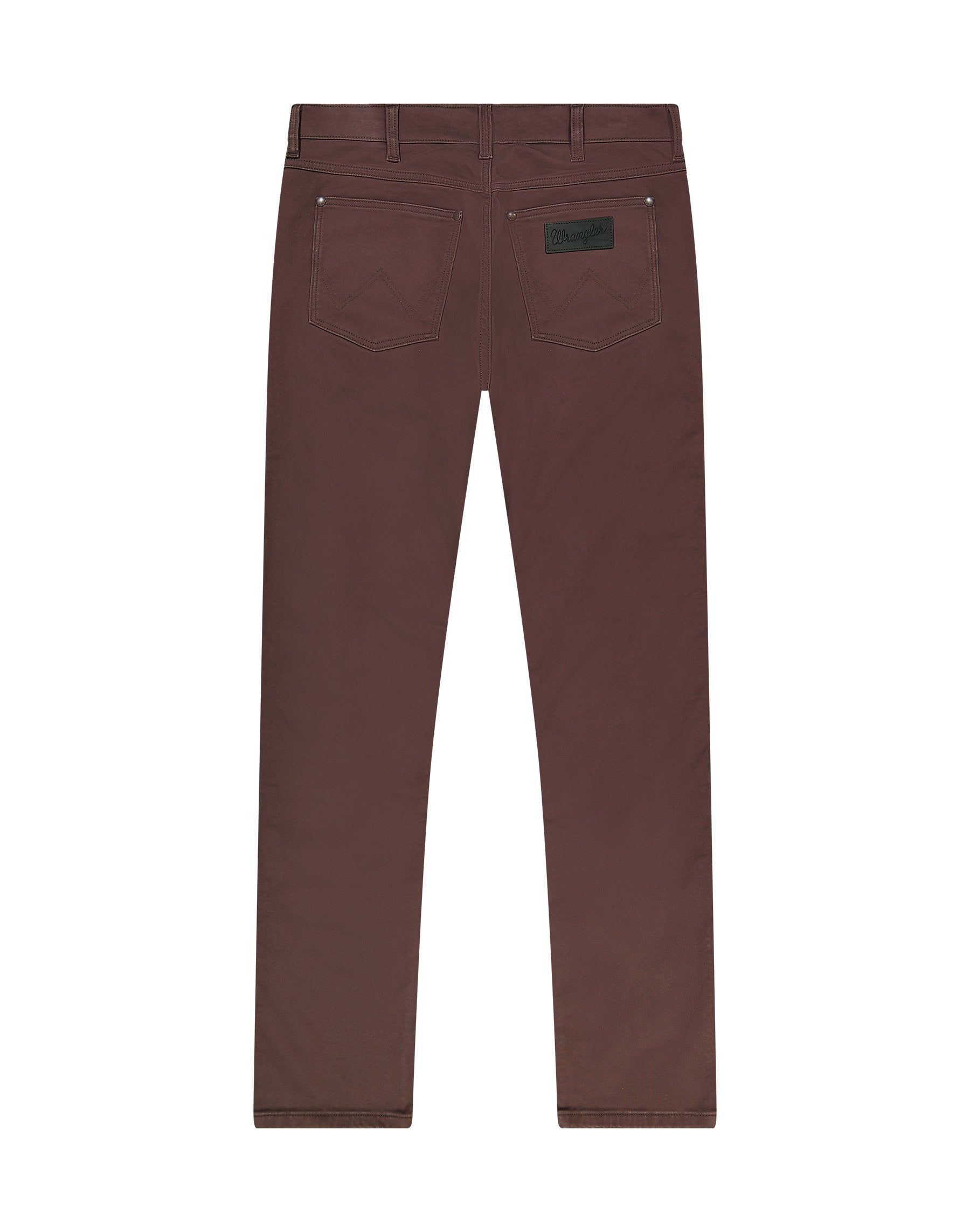 MESKIE SPODNIE WRANGLER GREENSBORO MAHOGANY 112370722