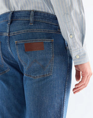 Męskie Spodnie Jeansowe Wrangler Greensboro Mid Visual 112378816