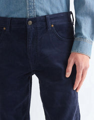 Męskie Spodnie Wrangler Greensboro Navy 112355029