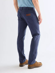 Męskie Spodnie Materiałowe Wrangler Greensboro Navy 112378468