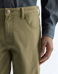 MESKIE SPODNIE WRANGLER GREENSBORO OLIVE NIGHT 112371389
