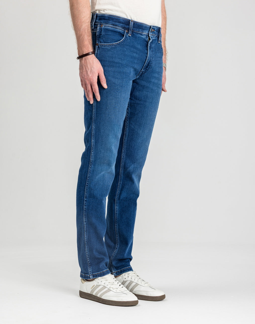 Męskie Spodnie Jeansowe Wrangler Greensboro Olympia 112341419