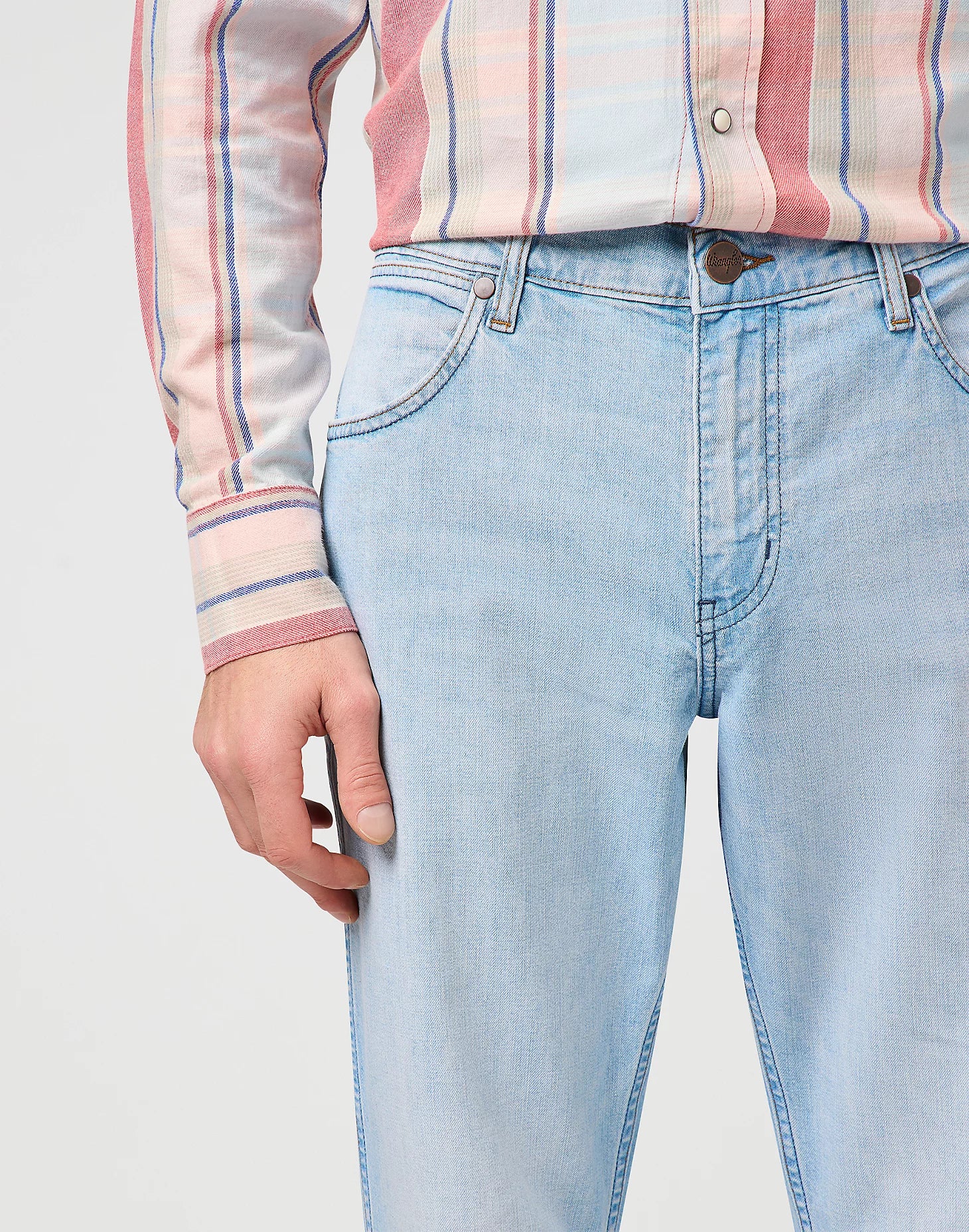 Męskie Spodnie Wrangler Greensboro Spur Stitched 112362558