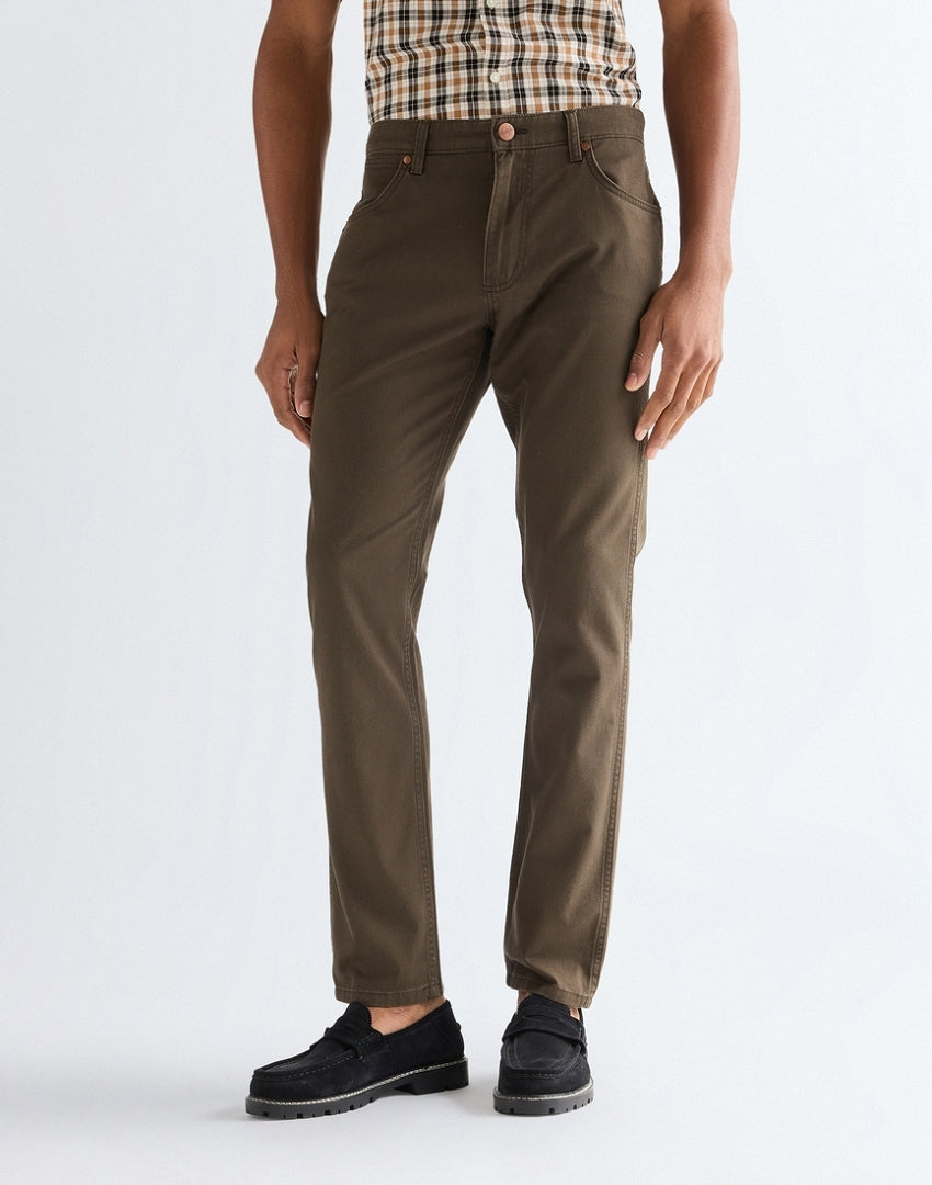 Męskie Spodnie Materiałowe Wrangler Greensboro Wren 112378996