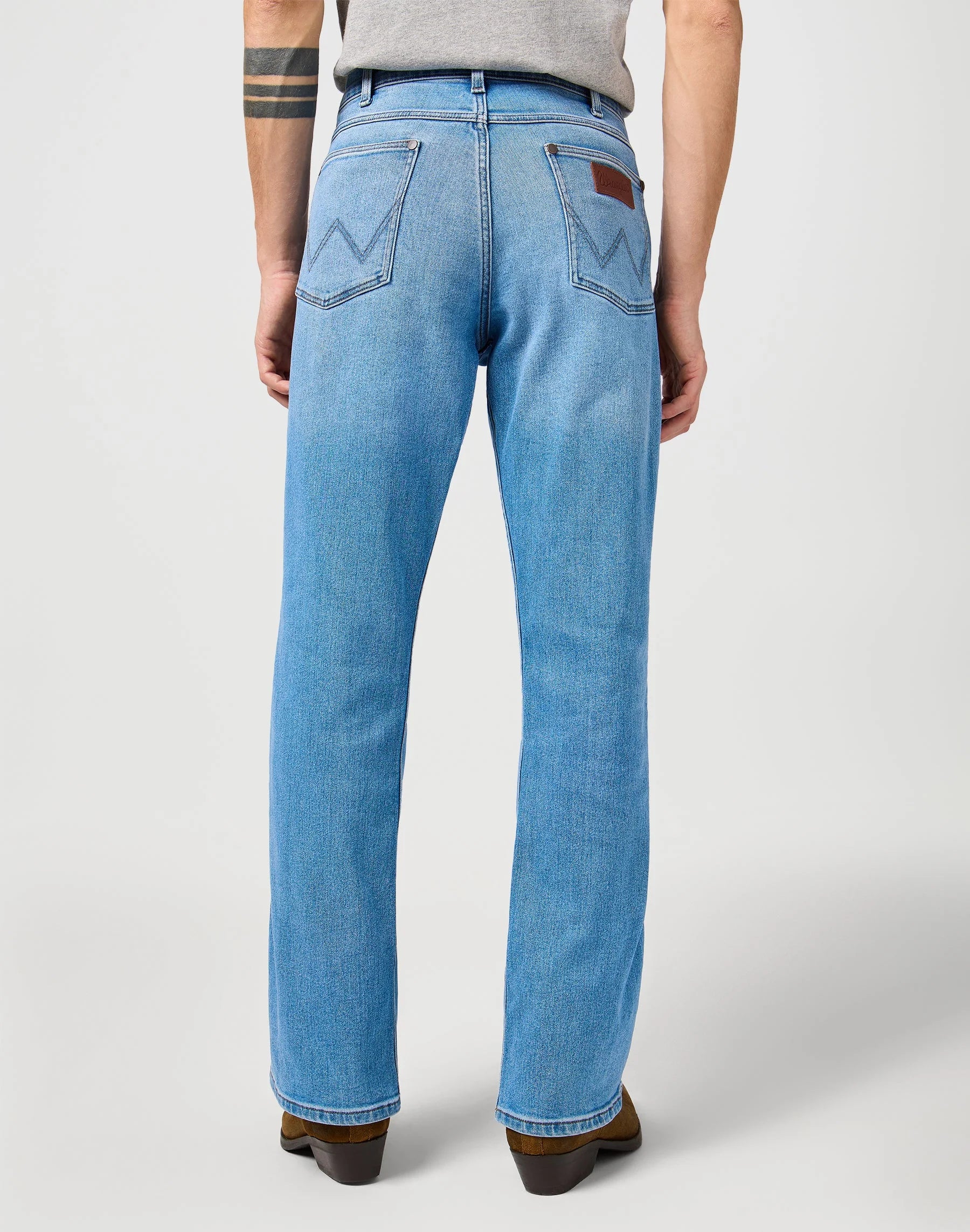 MESKIE SPODNIE WRANGLER HORIZON BOHEMIAN BLUE 112362431