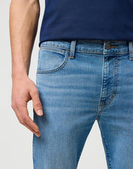 Męskie Spodnie Wrangler Larston Coastal Blue 112371569