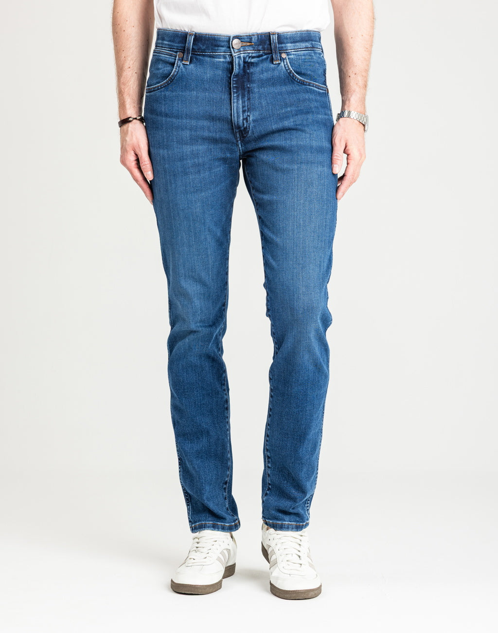 MESKIE SPODNIE WRANGLER LARSTON DANDELION SUMMER 112362458
