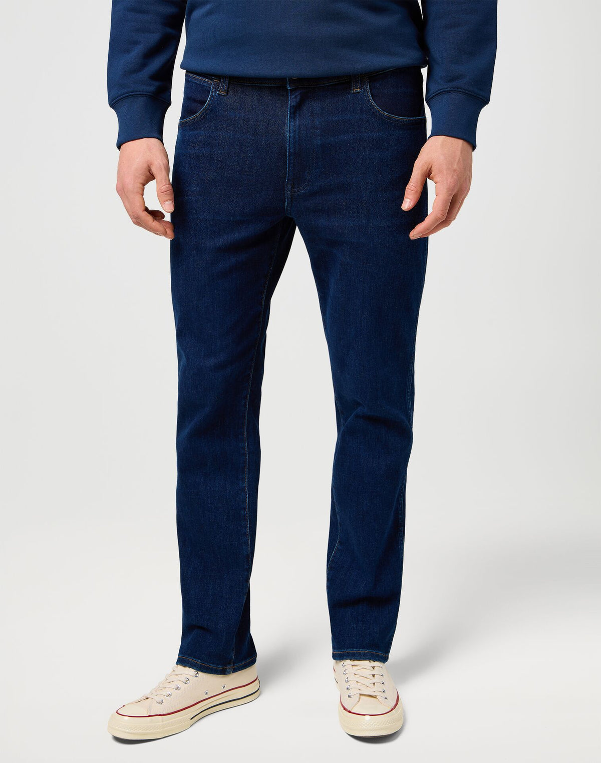 Męskie Spodnie Wrangler Larston Dark Wash 112373151