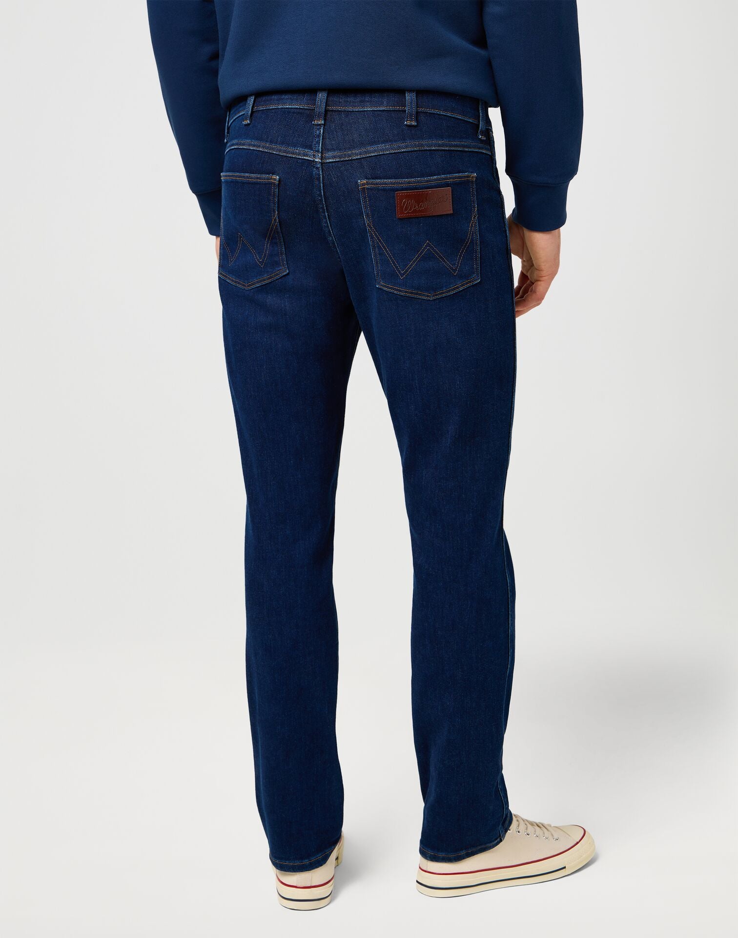 Męskie Spodnie Wrangler Larston Dark Wash 112373151