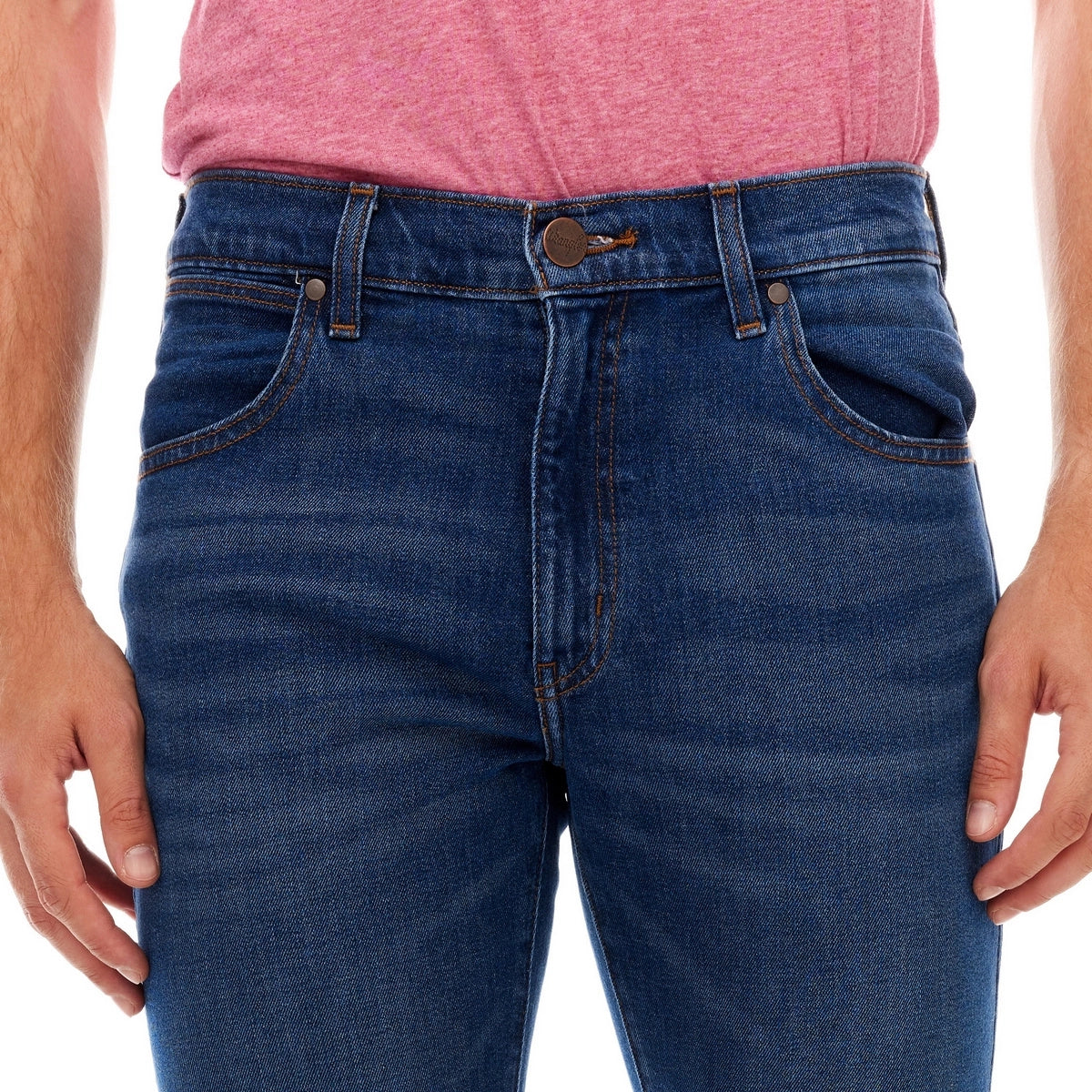 Męskie Spodnie Jeansowe Wrangler Larston Desire 112347353