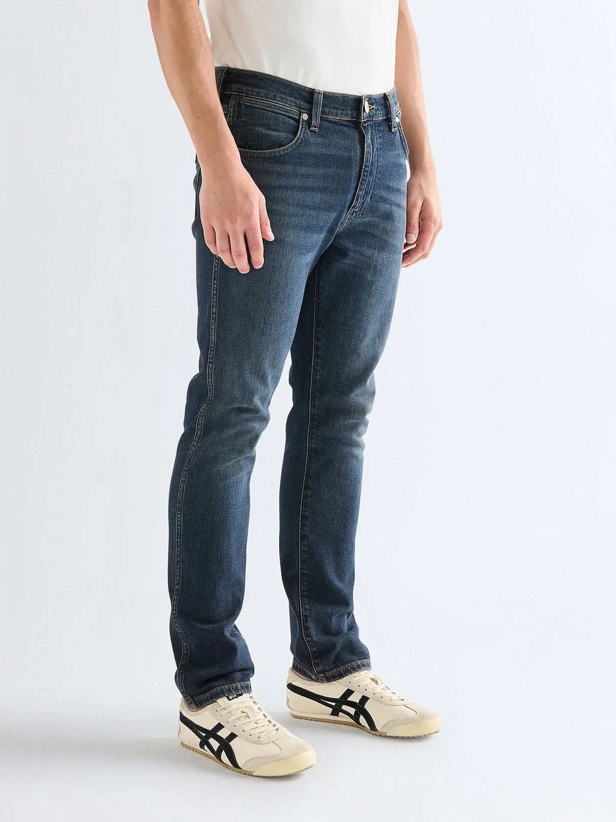 Męskie Spodnie Wrangler Larston Faded 112377818