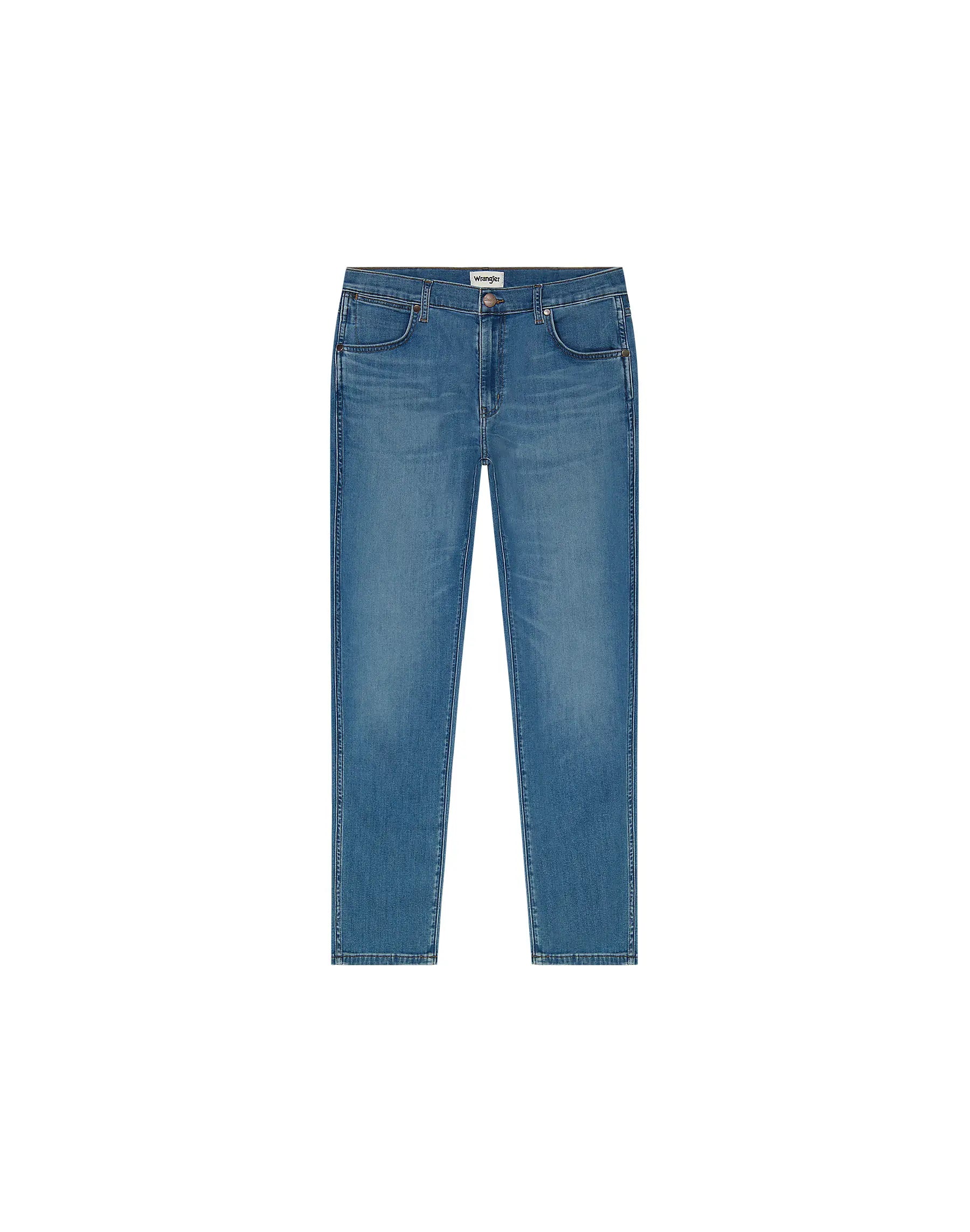 MESKIE SPODNIE WRANGLER LARSTON HERITAGE HAZE 112362457