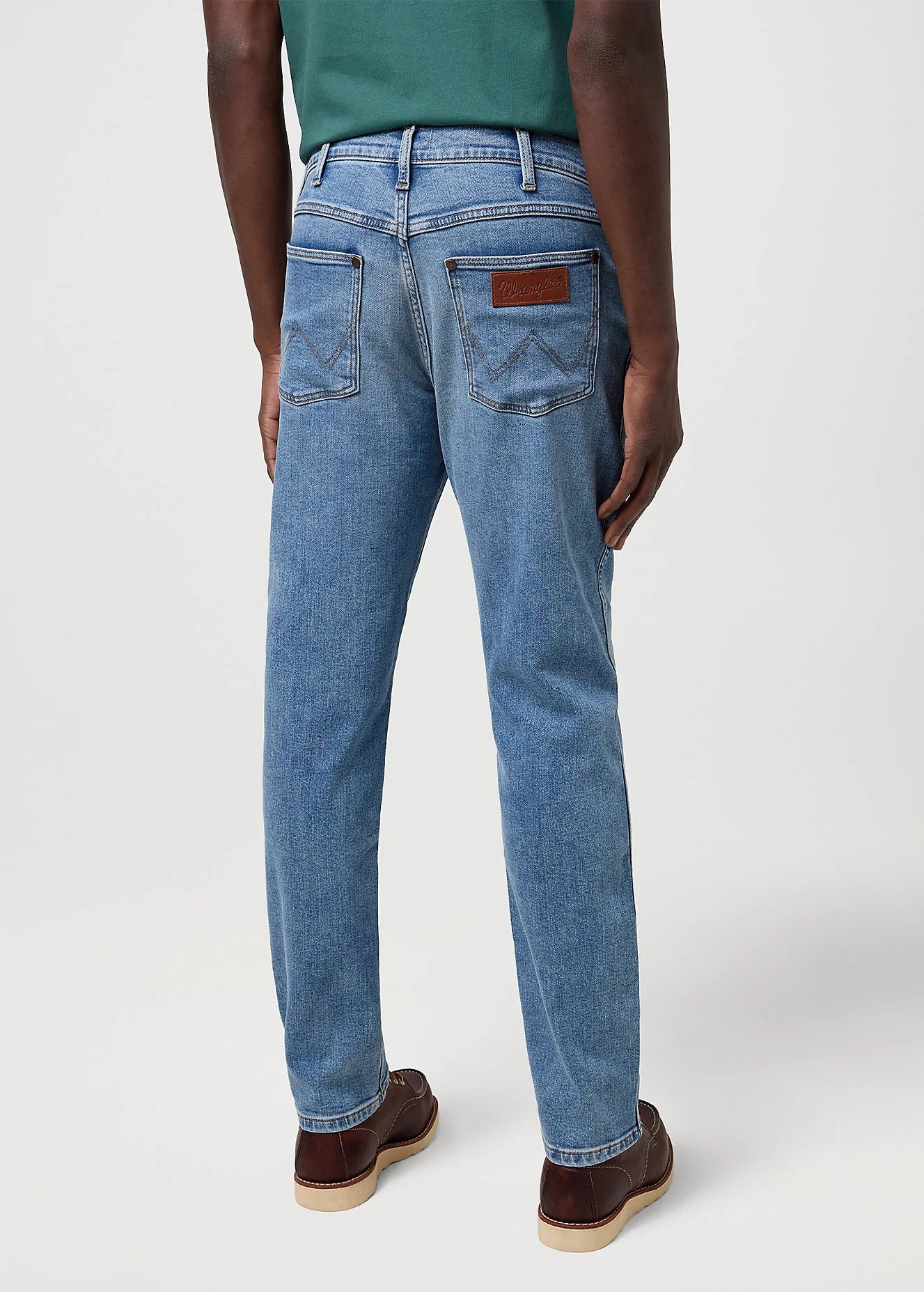 Męskie Spodnie Wrangler Larston Indigo Valley 112371026